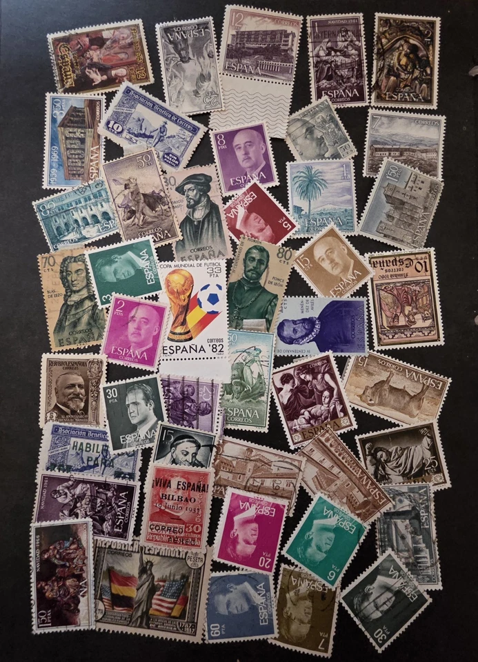 Lote de sellos ESPAÑA usados T17794 Foto 1 de 1