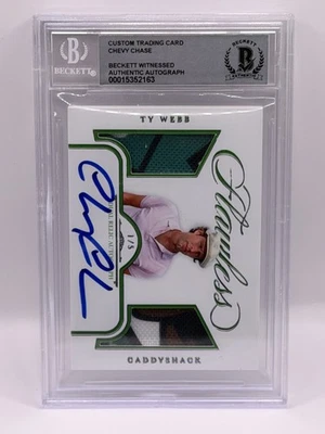 💥 Short Print 2022 Reclaim Customs #FLTY Ty Webb Chevy Chase Patch Auto /5 💥 - Image 1 of 2