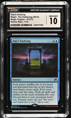 DAY'S UNDOING Magic Origins Foil Mythic CGC 10 Gem Mint MTG [Nostalgium] - Image 1 of 2