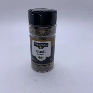 Clover Valley Basil Leaves Seasoning Spice .62 Oz Shaker Bottle B/b  05/27 - Picture 1 of 2