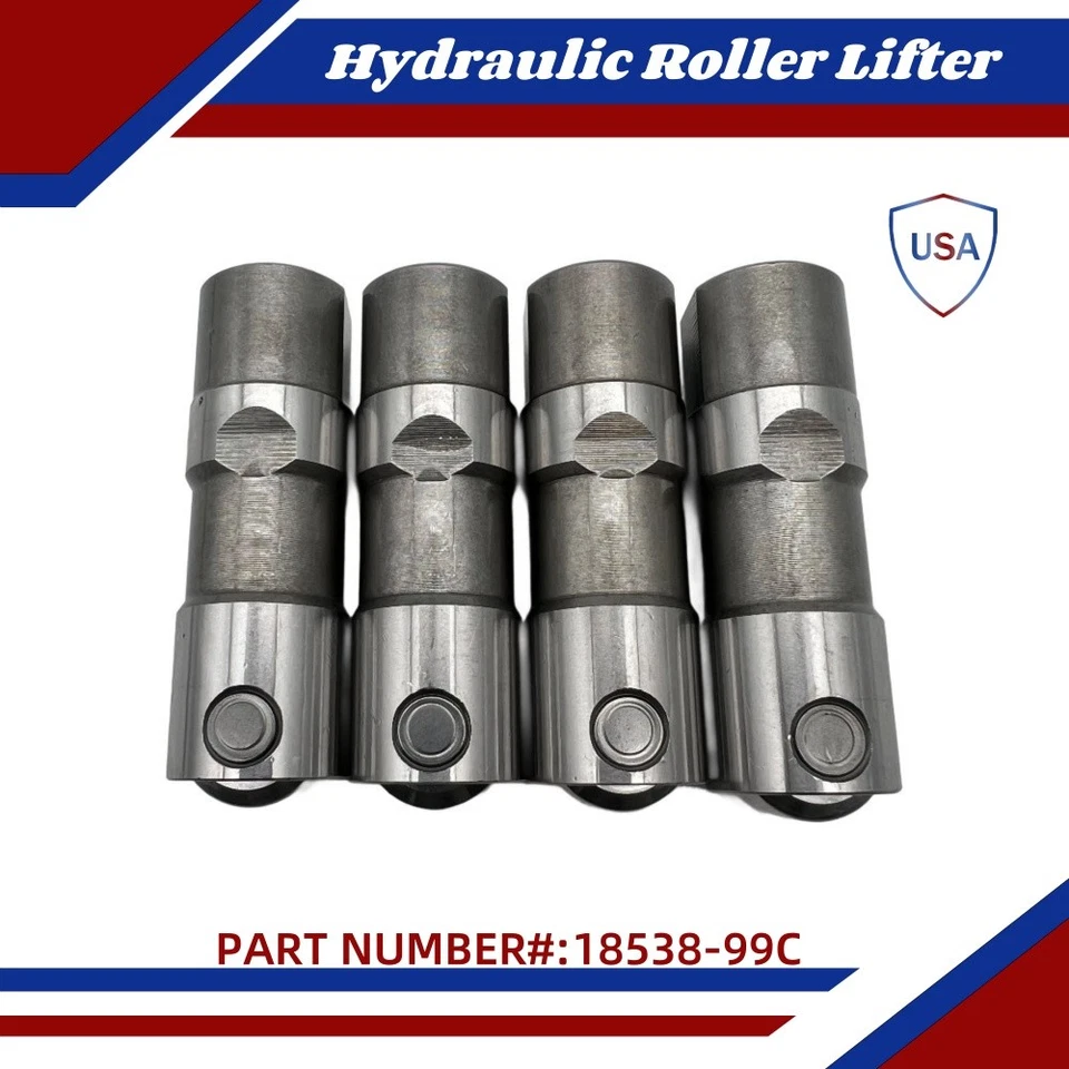 For 99-17 Harley Hydraulic Roller Lifter Tappets High Performance Twin Cam 4x - Image 1 of 4
