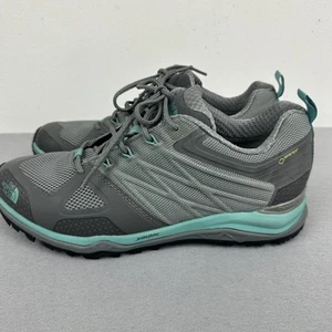 The North Face Shoes Womens Size 10 Gray Teal Ultra Fastpack GTX Gore-Tex Vibram - Picture 1 of 14
