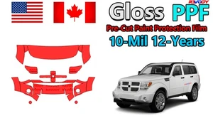 10mil Gloss PreCut PPF Paint Protection Film For Dodge Nitro All 2007-2011 - Picture 1 of 12