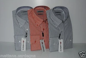 TRE CAMICIE UOMO CLASSICHE COLLO 41 BUTTON DOWN MANICA LUNGA COTONE FACILE STIRO - Foto 1 di 1