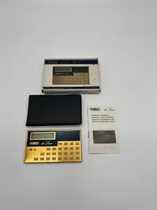 Vintage Taschenrechner MBO De Luxe MK 75 - Vintage Rarität Selten Vergoldet Top - Afbeelding 1 van 12