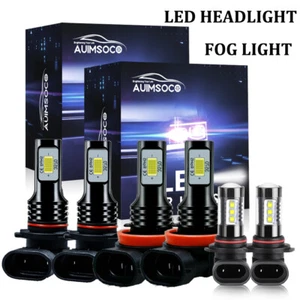 For Ford Escape 2013-2016 6X 6000K LED Headlight Hi/Lo + Fog Light Bulbs Combo - Bild 1 von 12