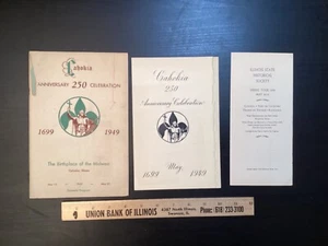 Cahokia Illinois 250 Anniversary Celebration Booklet & Program 1949 Ruma Sisters - Picture 1 of 21