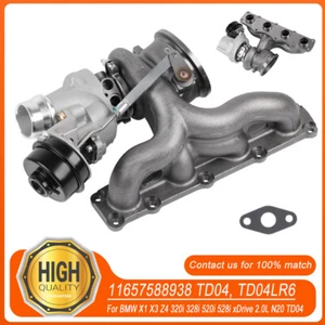 new Turbo Turbocharger for BMW X1 X3 Z4 320i 328i 520i 528i xDrive 2.0L N20 TD04 - Picture 1 of 13