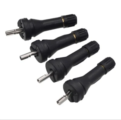 4x Servicio de vástago de válvula de sensor de presión de neumático TPMS para Nissan Qashqai X-Trail Micra Foto 1 de 4