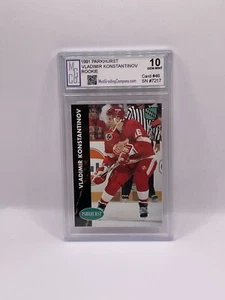 Vladimir Konstantinov 1991 Parkhurst 46 Rookie Graded MGCo. Gem Mint 10 - Bild 1 von 1
