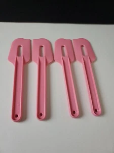 Tupperware 8" Paddel Spatel & Schaber Set Gadget 4er Set Rosa Sale Neu - Bild 1 von 1