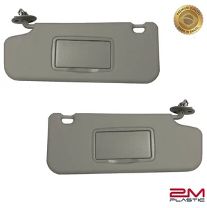 Sun Visor for Spark Chevy Sonic 2012-2020 Pair Left + Right LH+RH Gray 2MPLASTIC - Picture 1 of 5