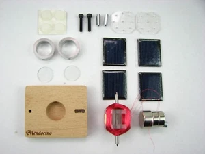 Diy Tiny Mendocino Motor Kits Solar toy Science kit physics toys Kits - Picture 1 of 8