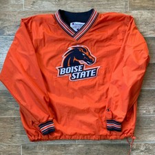 VTG Boise State University Broncos Windbreaker Champion Jacket Football Large
