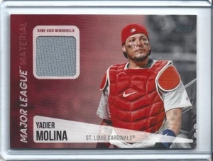 Yadier Molina - 2019 Topps Series One #MLM-YMO - Major League Materials Relic - Foto 1 di 2