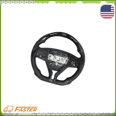 Set For Maserati Ghibli Quattroporte 2015-2024 Carbon Fiber LED Steering Wheel - Image 1 of 4