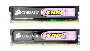2 Corsair Xtreme Perf XMS2-6400 CM2X1024-6400C4 RAM DDR2 Desktop PC - Picture 1 of 4