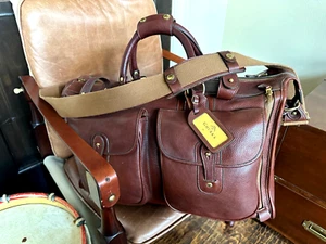 1999 Ghurka Leather Duffle, classic 1800s British colonial style - Picture 1 of 19