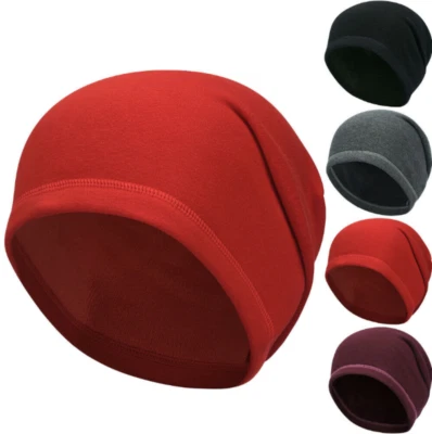 Gorra térmica de invierno con calavera forro de casco gorro a prueba de viento sombrero de ciclismo para hombres mujeres Foto 1 de 4