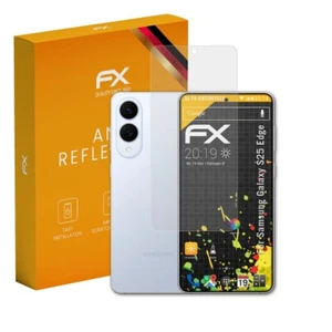 atFoliX 3x Screen Protection Film for Samsung Galaxy S25 Edge matt&shockproof - Picture 1 of 8