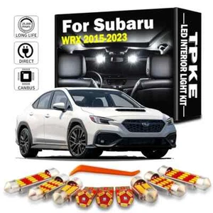 10Pcs LED Light Interior Dome License Plate Lamp Kit For Subaru WRX 2015-2023 - Picture 1 of 9