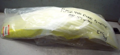 SUZUKI RMZ450 RMZ 450 2005-2007 REAR FENDER MOTOCROSS NOS OEM 63111-35G00-YU1 - Image 1 of 4