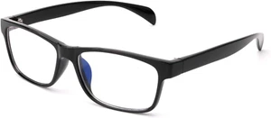 Blue Light Blocking Glasses for Men Women Classic Rectangle Blue Light Glasses L - Picture 1 of 12