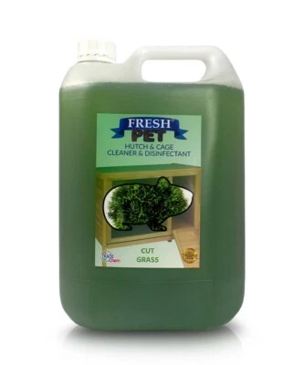 Rodent Disinfectant Rabbit Hamster Hutch Cage 5L Cut Grass Fresh Pet®