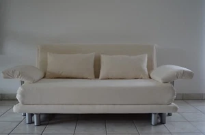 Ligne Roset Multy 3 Schlafsofa in Microfaser Ecru ! - Bild 1 von 12