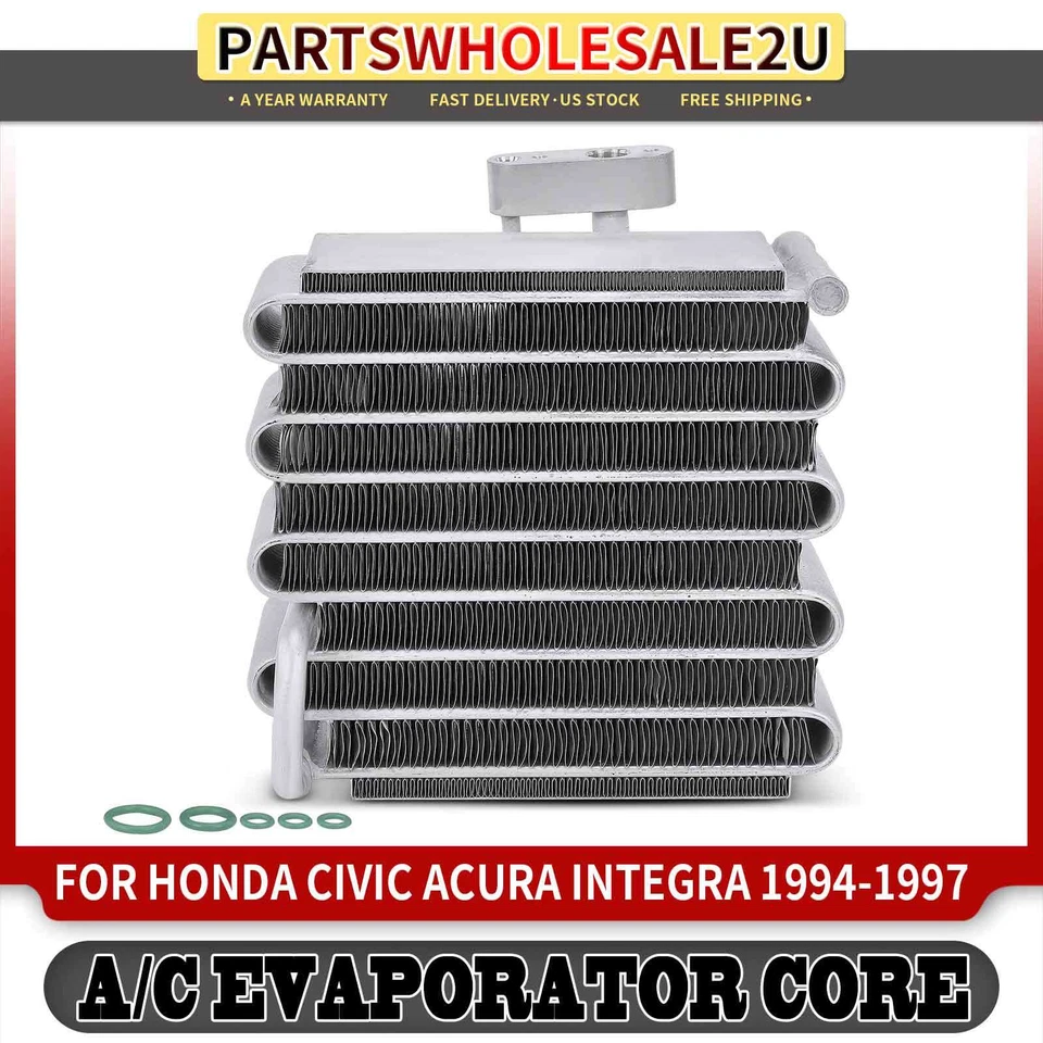 Núcleo evaporador de aire acondicionado delantero para Honda Civic Acura Integra 1994-1997 Civic del Sol Foto 1 de 4
