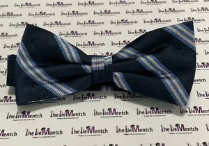 Rare Brooks Brothers Navy Striped “Red Fleece” Bow Tie Silk (New-Minor Flaws) - Picture 1 of 4