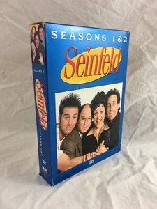 Seinfeld - Seasons 1 2 (DVD, 2004, 4-Disc Set) **DISC 2 MISSING** W/SLIPCOVER - Picture 1 of 11