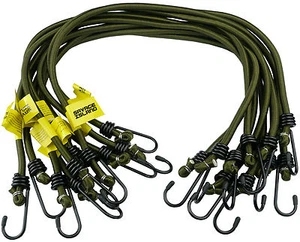 Elasticated Bungees Cords Bungee Military Army Basha Straps 8mm - Picture 1 of 1