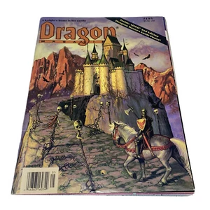 vintage 1991 Dragon Dungeons And Dragons #145 A Nights Home Is His Castle - Picture 1 of 11
