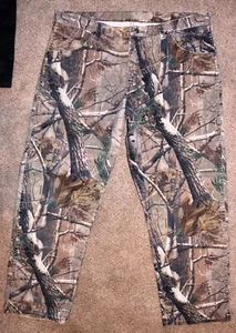 Wrangler Progear Realtree Distressed Camo Jeans Pants Size 40 x 30 - Picture 1 of 4