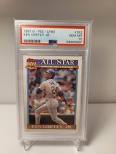 1991 O-Pee-Chee OPC Ken Griffey Jr  - PSA 10