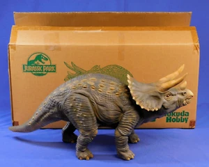 JURASSIC PARK TSUKUDA HOBBY TRICERATOPS 1:10 FIGUR 1992 NEU SELTEN - Bild 1 von 14