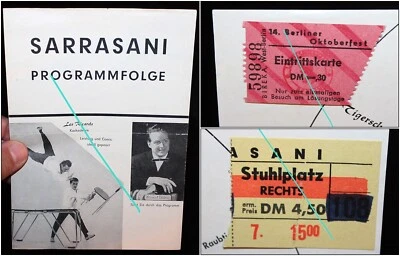 Sarrasani Programmfolge ,von 1962 - Bild 1 von 4