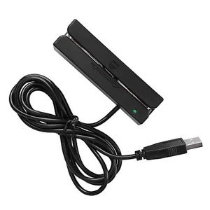 USB MSR90 3 Tracks Hi‑Co Magnetic Stripe Credit Card Reader New - Picture 1 of 12