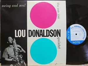 LOU DONALDSON "SWING AND SOUL" BLUE NOTE Japan LP 150g Laminated PROMO - Picture 1 of 3