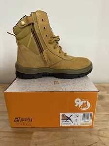 Mongrel Boots 251050, Wheat Nubuck, Hi Leg, Steel Toe Safety, Zip Sider. - Picture 1 of 4