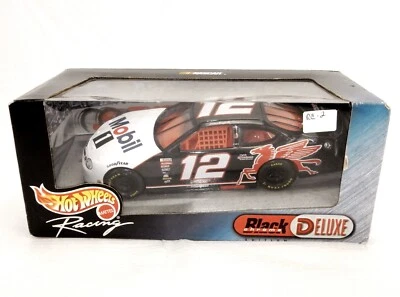Coche fundido a presión NASCAR 1:24, Jeremy Mayfield #12 Mobil 1 Ford Taurus, Hot Wheels Foto 1 de 4