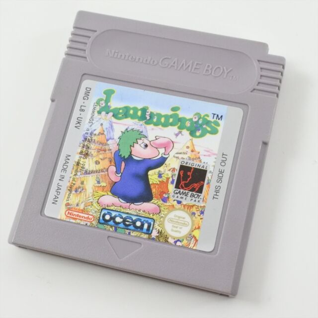 Rare Fan Game LEMMINGS for Nintendo Gameboy Advance Gameboy 