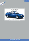 VW Golf Convertible (93-02) schematics / wiring diagrams complete