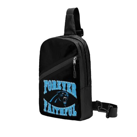 Forever Faithful Carolina Panthers Chest Package Folding Cross-body Chest Bag Cover