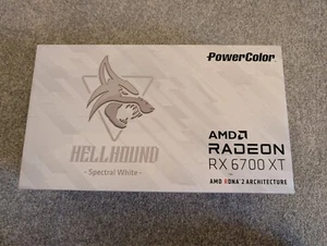 PowerColor Spectral White Radeon RX 6700 XT 12GB GDDR6 Graphics Card - Afbeelding 1 van 2