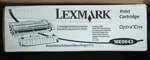 Lexmark Black Toner Cartridge 10E0043 . For Optra C710 - Picture 1 of 12