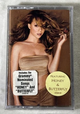 Mariah Carey Butterfly SEALED Cassette Tape 1997 Columbia W/ Hype - Image 1 of 4