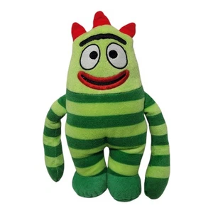 Yo Gabba Gabba Brobee Plush 10" 2010 Nanco Stuffed Animal Green Toy - Picture 1 of 11