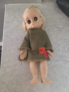 Little Miss No Name Puppe Vintage 1965 Hasbro mit Originalkleidung und Pin - Bild 1 von 10